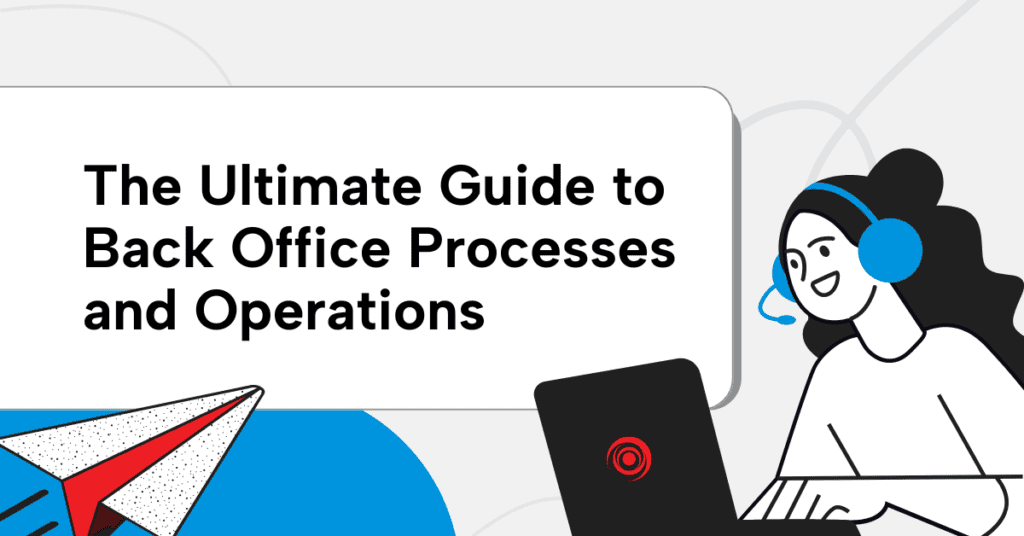 Image showing efficient back office processes and operations.