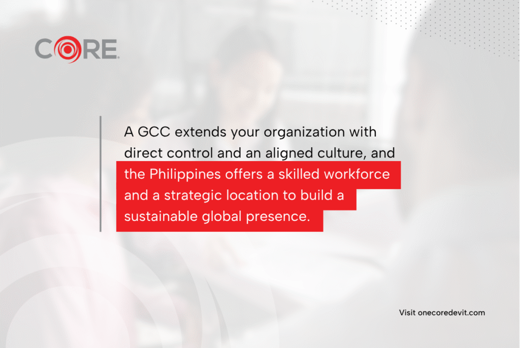 legal requirements for global capability center - quote 1