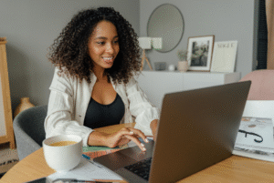 professional with remote job interview skills