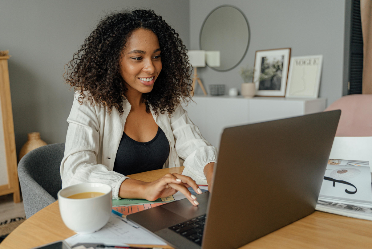professional with remote job interview skills