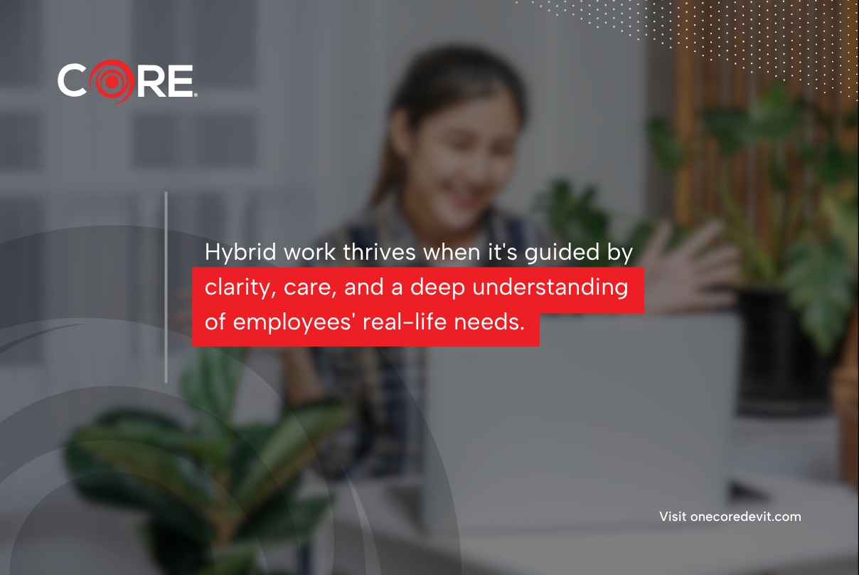 Image illustrating effective remote work strategies, emphasizing deep employee management in a hybrid work environment in the Philippines.