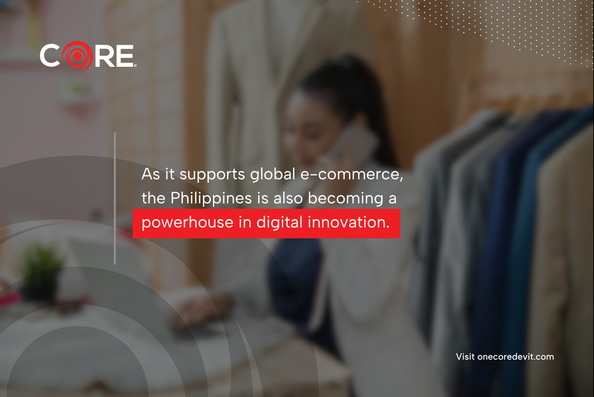 Digital commerce concept illustrating customer service interactions in an e-commerce environment.
