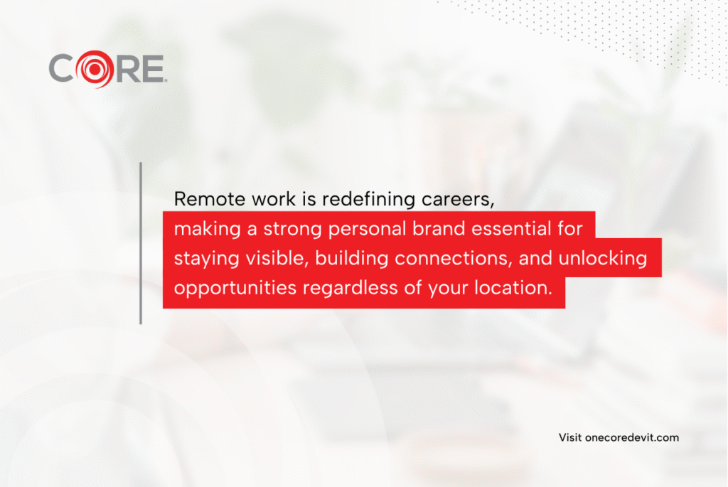 personal branding remote work - quote 1