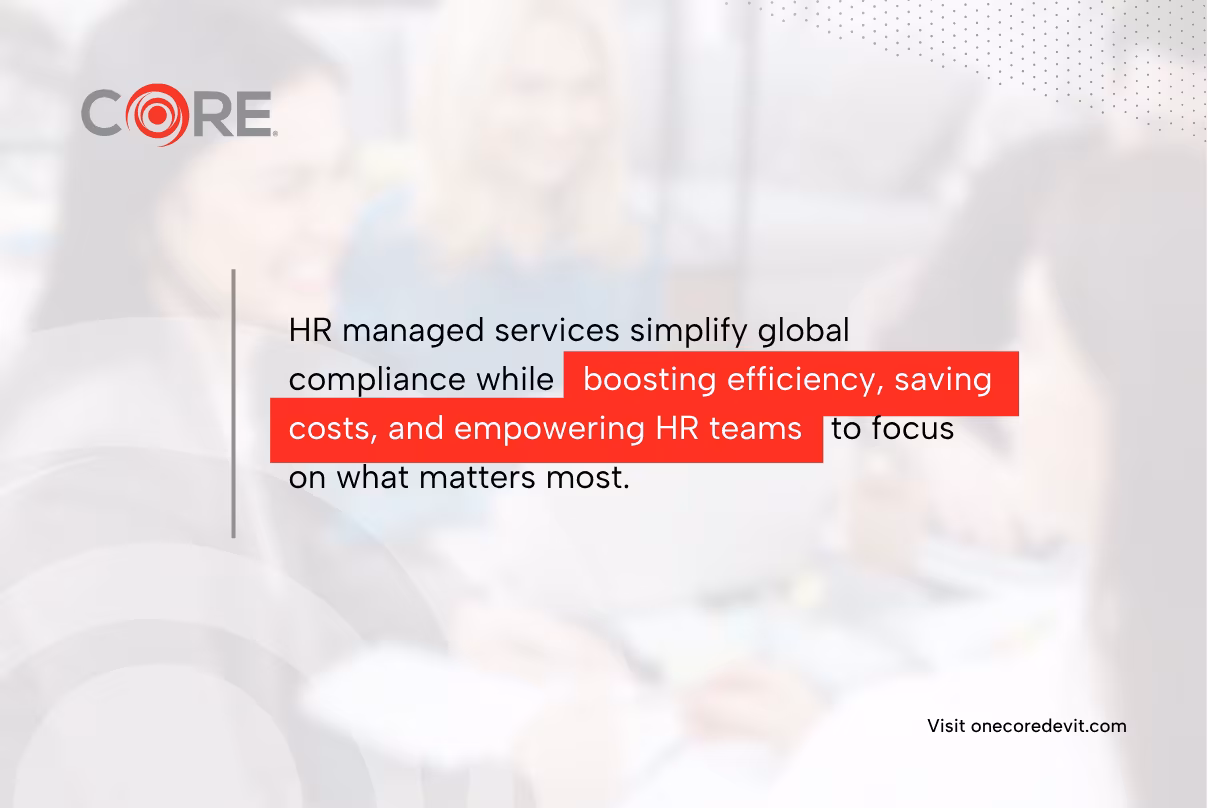 Image depicting HR managed services with a global focus, emphasizing streamlined human resource solutions worldwide.