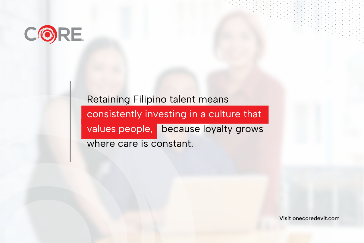 Depiction of a thriving workplace environment that emphasizes valuing individuals to effectively retain talent and promote growth.