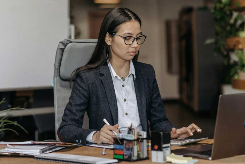 A woman in real estate marketing assistant Philippines 