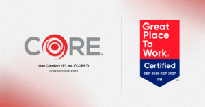 Three Great Place To Work certification Philippines for One CoreDev IT (CORE)